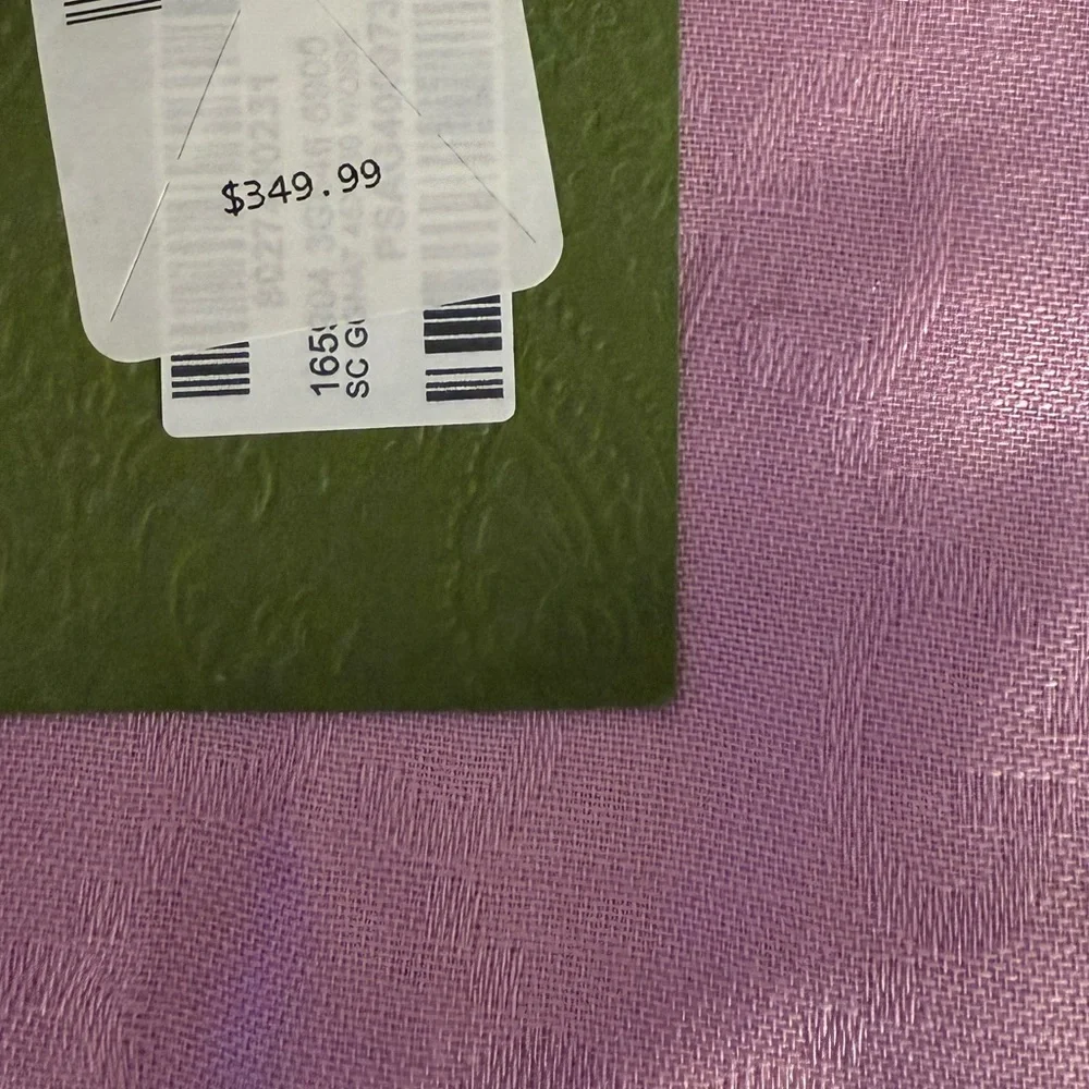 GUCCI ROSE LOGO MONOGRAM SCARF - Picture 2 of 4